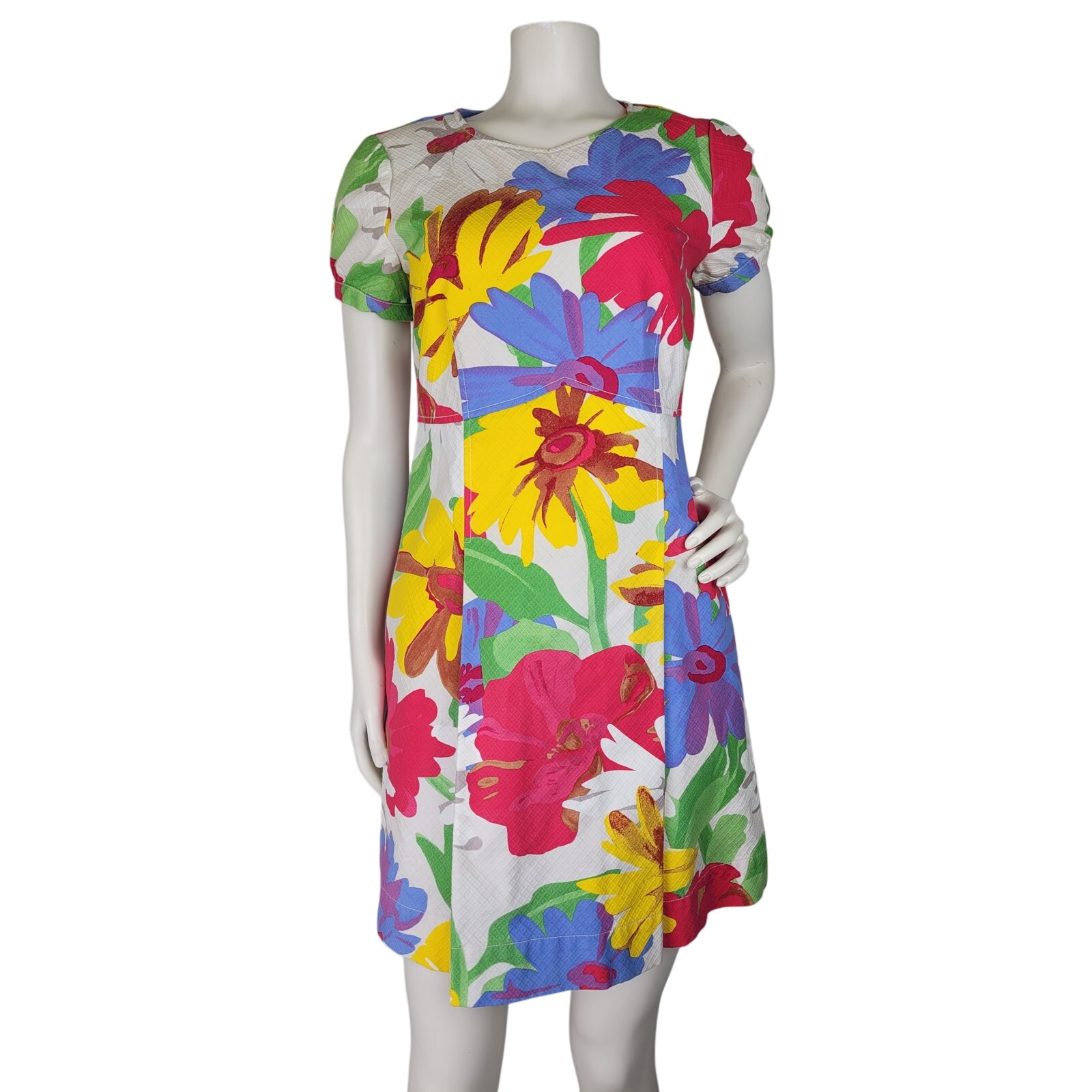 See By Chloe Floral Print Mini Summer Dress Women's Sz S
